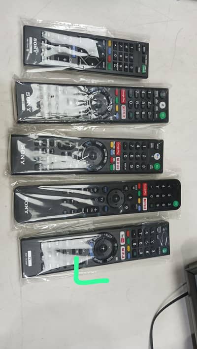 Sony Samsung Eco-star TCL Mi Haier LG orient Remote control