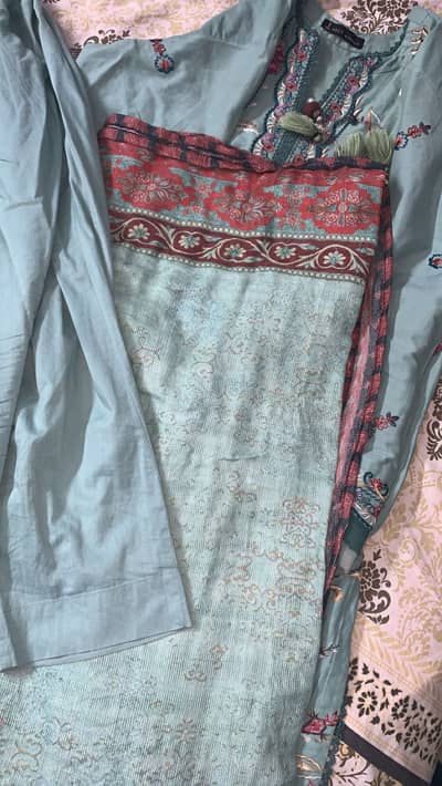 Three pieces Junaid Jamshed Dress original brand