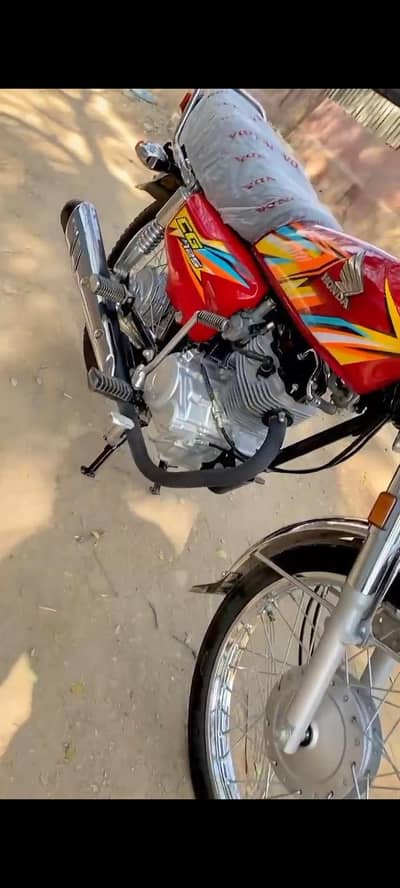 Honda 125 zero meter bike