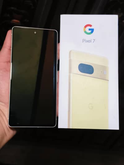 Google Pixel 7 (Official PTA Approved) Complete Box + Charger