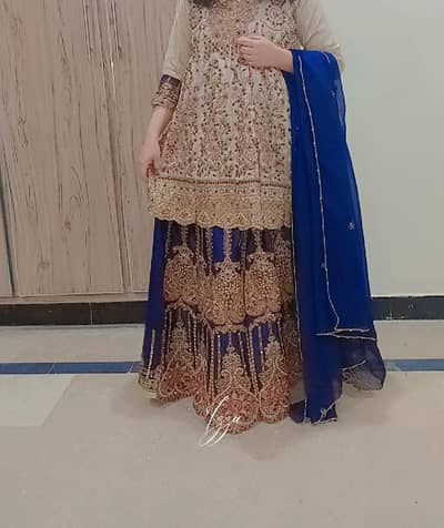 Heavy Embroidered Formal Dress 3PC for 15–18 Years Girls