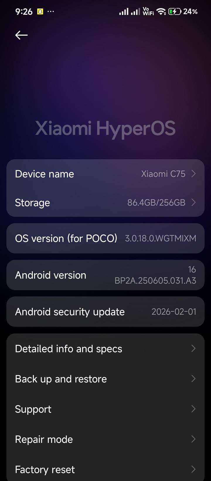 Poco C75 4