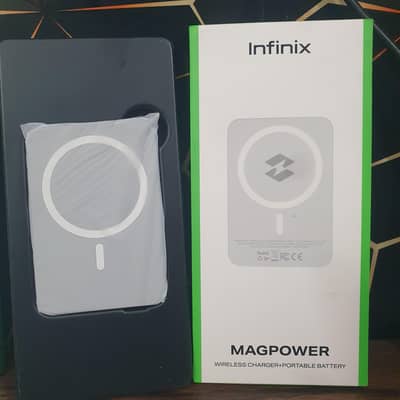 Infinix Wireless Power Bank Fast Charging | Slim Portable Charger |