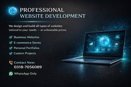 Bulit any  type  of website in  less prices