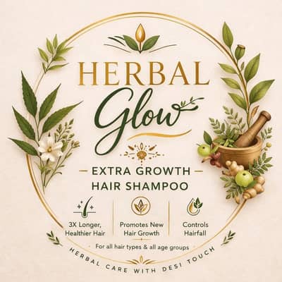 Herbal Glow    Homemade Natural Herbal Glow Shampoo