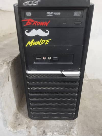 CPU core i3 2nd gen 500gb HDD 8gb ram 1.5gb gharapic card LCD 22inch