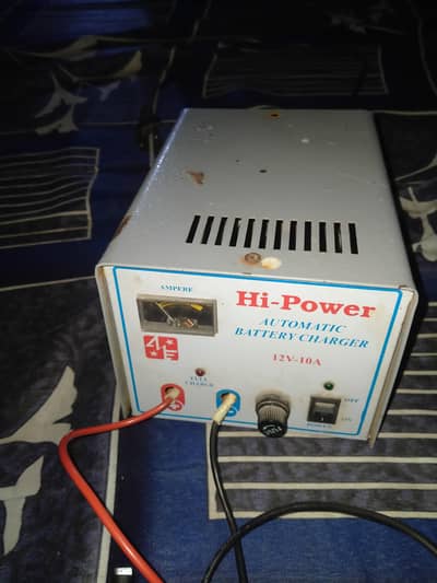 hi power battery charger 12v 10A 03017924177 ok condction