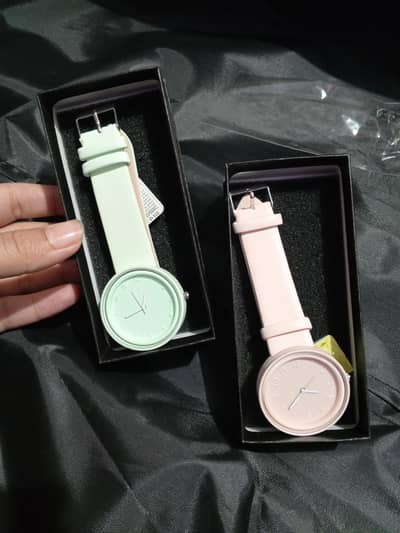 Stylish Pastel Ladies Watches – Mint Green & Blush Pink