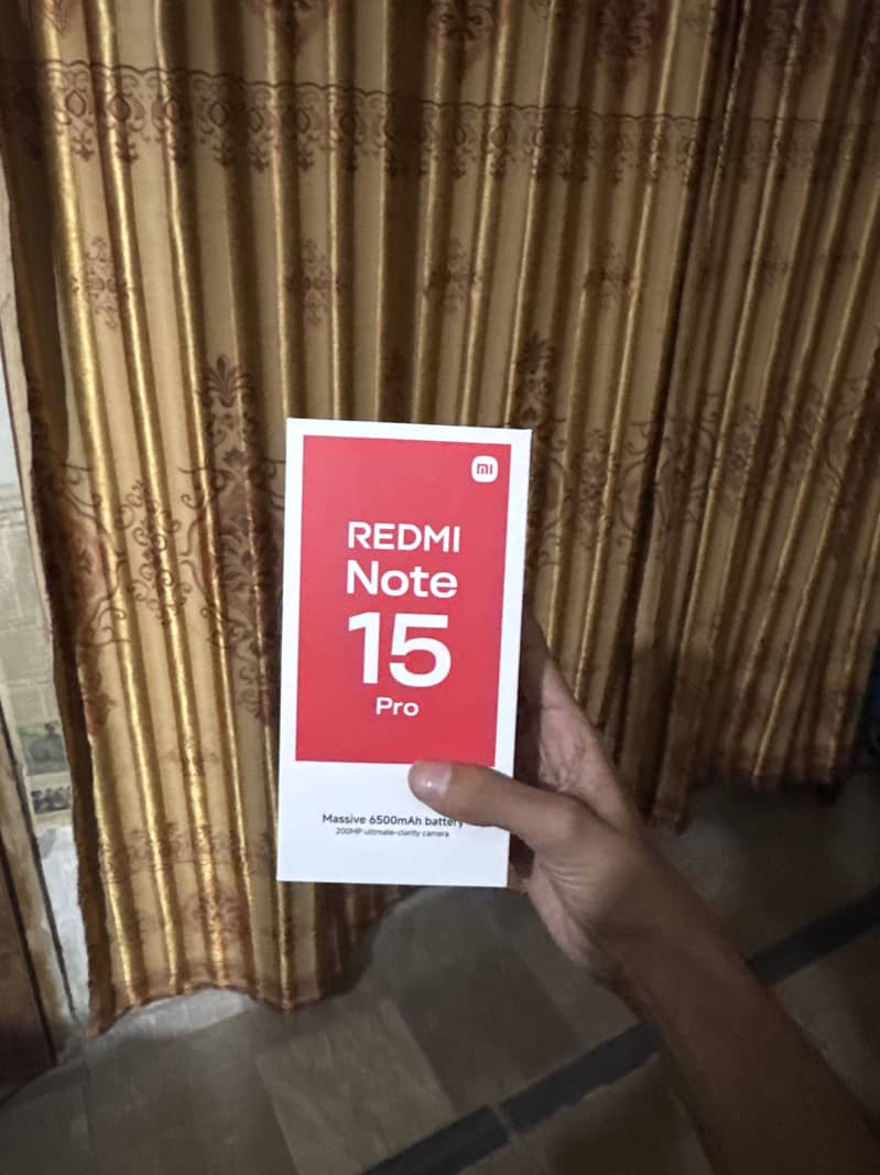 Redmi note 15 pro 0
