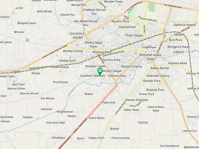 120 Marla plot For Sale Main Fateh Garh Road Sialkot Best option for Factory etc