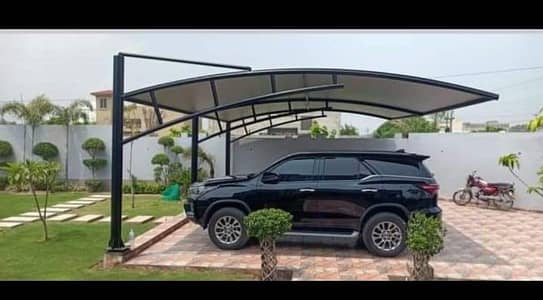 Pole parking shade in Pakistan , Canopy shade, Wall mounted Garage