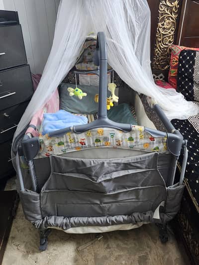 Imported Baby Cot Valdera Foldabale  Brand like new condition