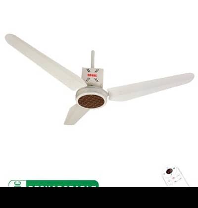 Royal fans ac/dc rechargeable fan