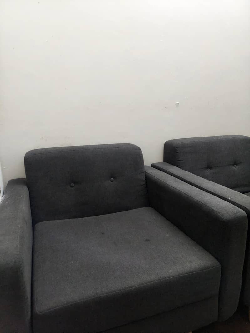 2 one seater sofas 2