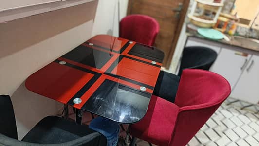 Dining table with 4 chairs