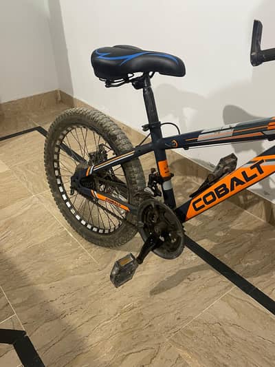 Cobalt Bicycle | grey and orange colour | used 2 years