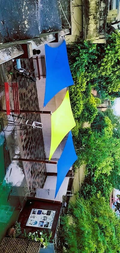 Best pvc Tensile shade, Porch shade, Wall mount, Pool shade, Car park