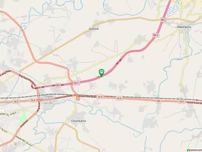 1000 kanal land available for sale with big front on service road