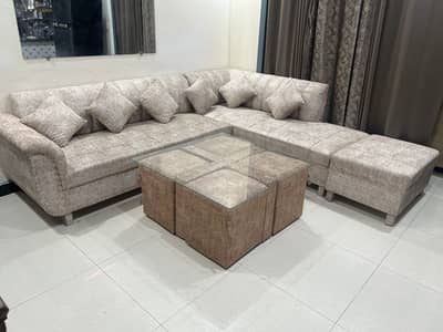 L shape sofa 7 seater
