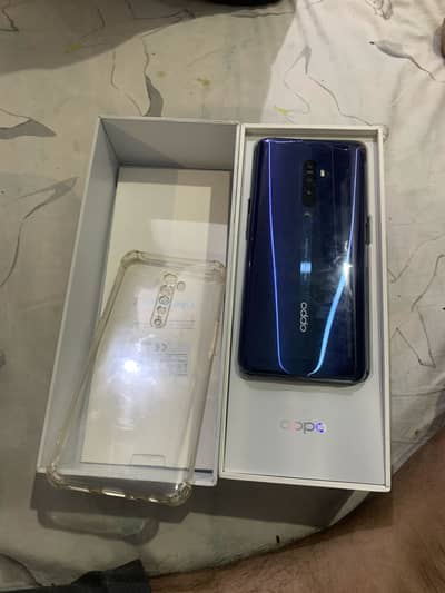oppo reno 2 8/256 full box no opn pack phone argent sale 10/10