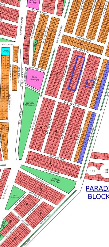 R-1292 to 1301, 120 Sq Yard, Gold Block