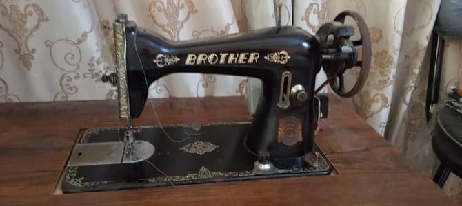 brother original machine with table  motor all ok no foult