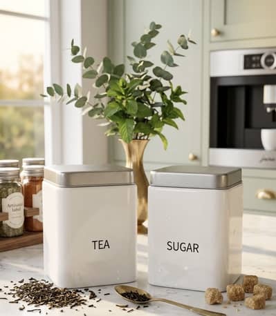 Sugar tea jars