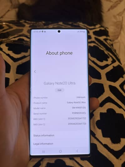 Samsung Note 20 Ultra Offical Pta Approved