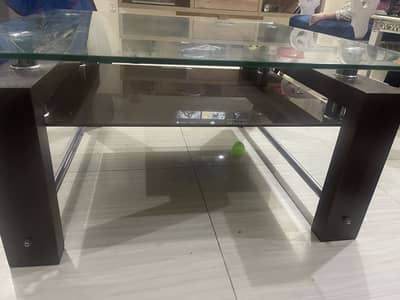 Glass Center Table for Sale – Excellent Condition