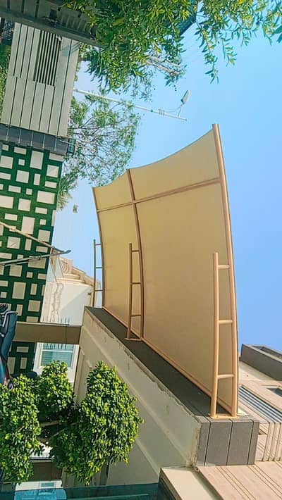 Best pvc tensile shade, Porch shade, Wall mount, Pool shade, Car park