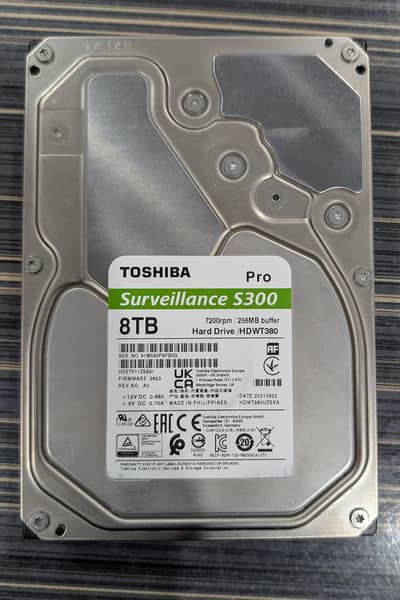 8TB Toshiba Surveillance