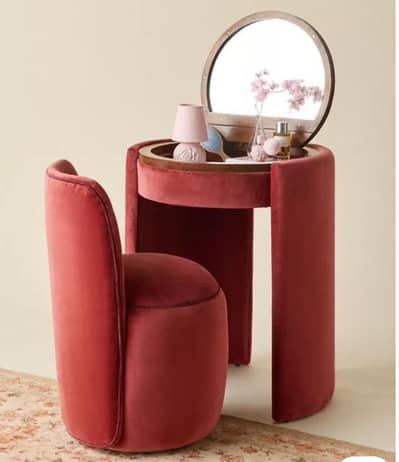 Dressing Table with Stylish Chair Set