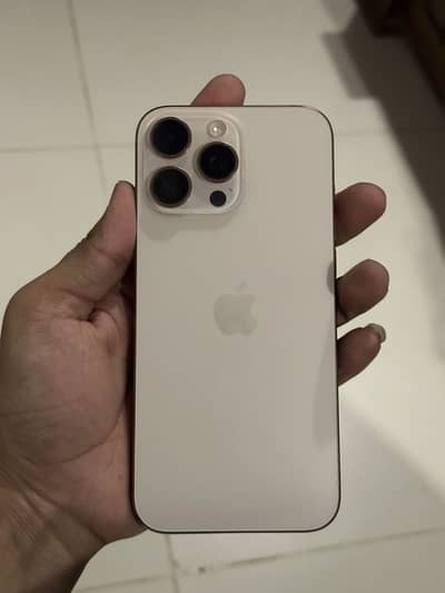 16 Pro max Desert titanium PTA (HK)