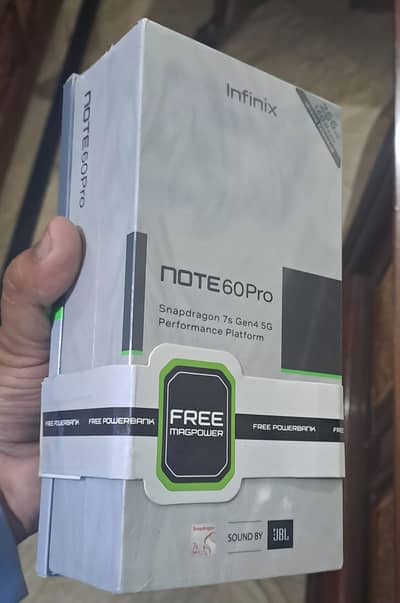 Infinix note 60 pro Non Active Box pack 0/3/2/4/4/4/5/1/2/1/6