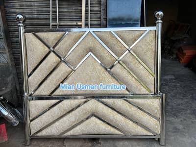 New stainless steel Bed|Steel Double Bed|bed set|Single bed03092056793