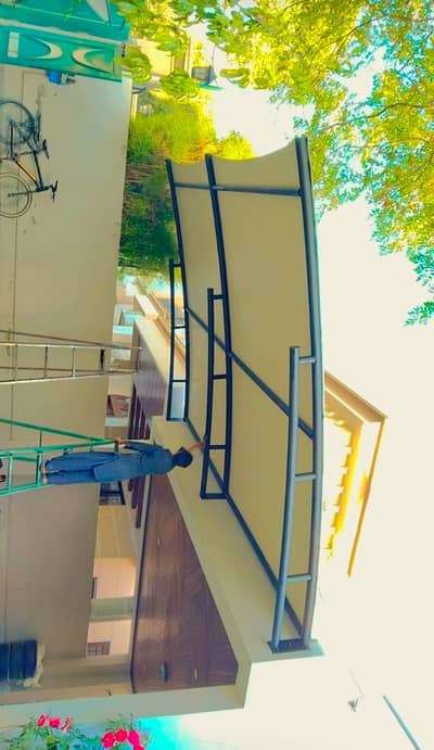 Best pvc tensile shade, Porch shade, Wall mount, Pool shade, Car park