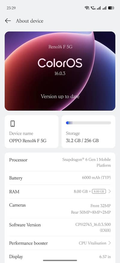 Oppo Reno 14 f 0311-4446661