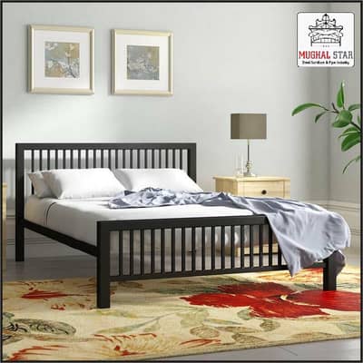 Iron Double Bed|iron single bed|Bed set|steel bed|03092056793