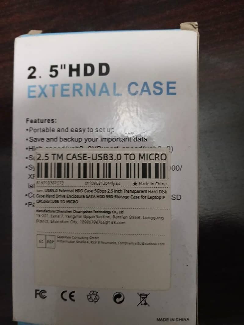 Hard disk external case 0
