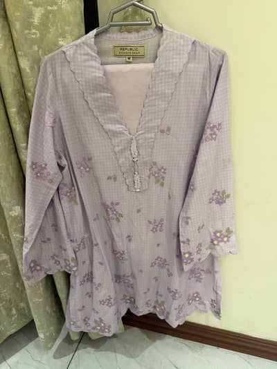 Republic three piece embroidered suit