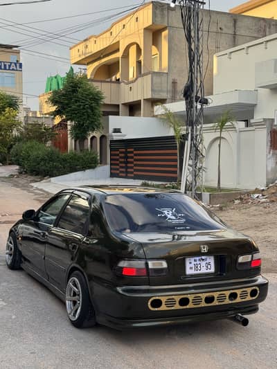 Honda Civic EG , Lahore reg, AC chilled, Complete docs, modified 1995