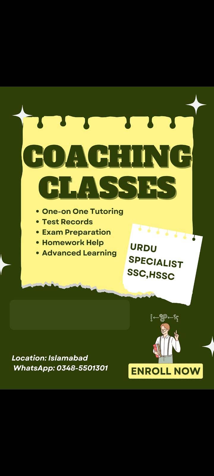 Urdu Coaching Classes 0