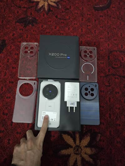 vivo x200 probably titanium 10/10 full box