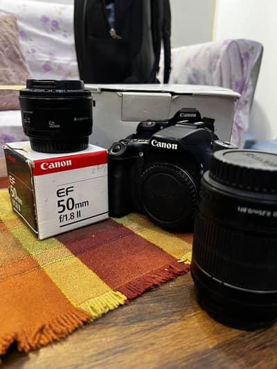 Canon 70D Camera with complete accessories and extra 50 mm lense