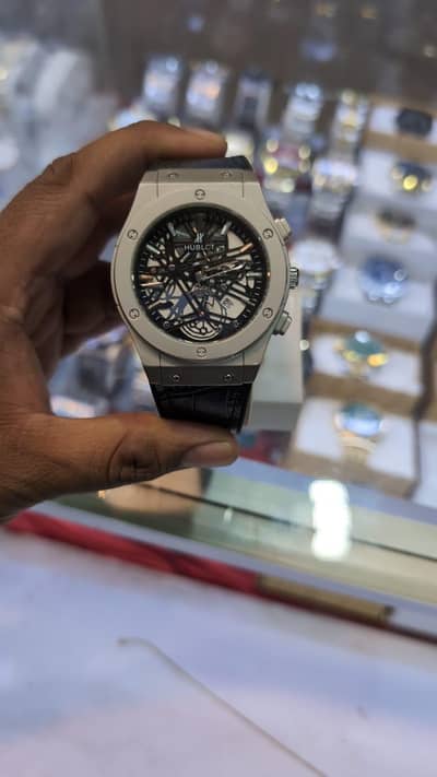 hublot luxury watch orignal leather straps and steal strapes