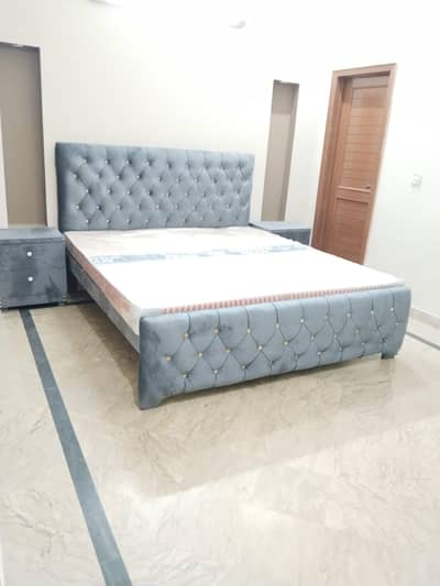Poshish Double Bed/Double Bed Set/Bed Side Tables/Furniture