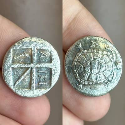 Old Indo Greek Coin, Ancient Dynasty Coin, Antique Coin, Rare Coin,
