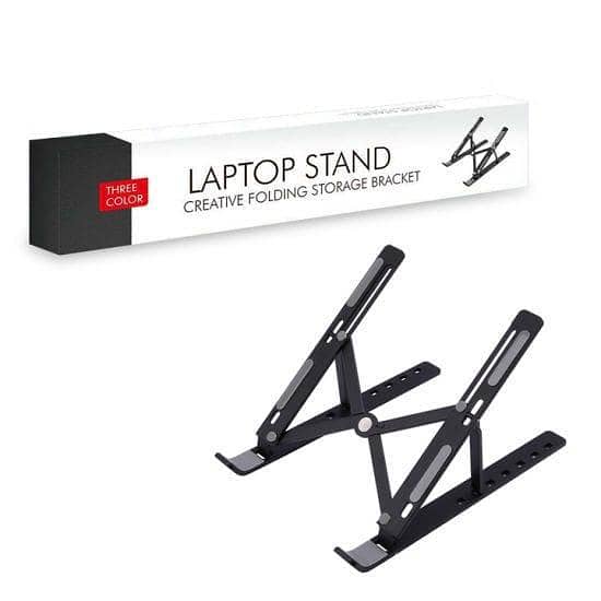 Premium Full Aluminum Laptop Stand: Best Quality, Foldable, Adjustable, Portable, Ergonomic Laptop Holder/Bracket for Desk & Bed (Multi-Color Options)