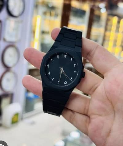 Men's Black Aura Watch