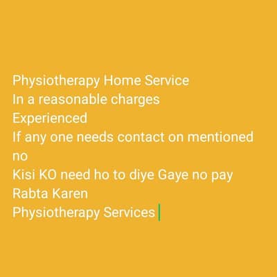 Physiotherapy